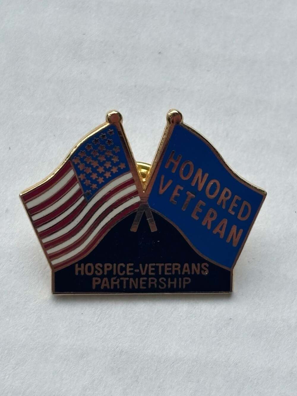 Hospice-Veterans Partnership Honored Veteran Enamel Lapel Pin